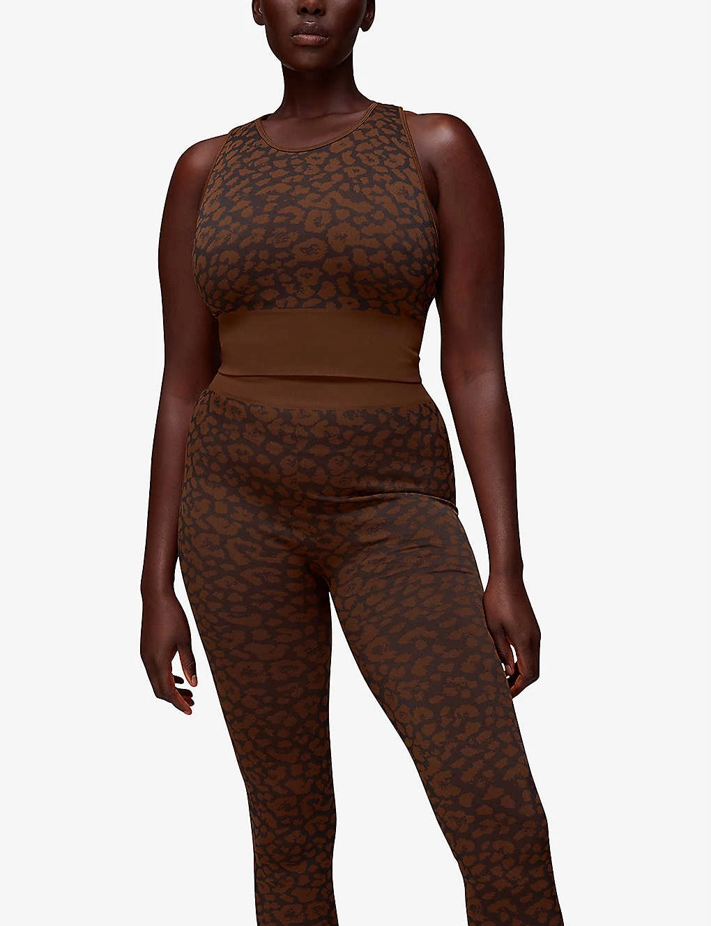 Whistles Animal-print Seamless Stretch-jersey Leggings 5 Whistles Animal-print Seamless Stretch-jersey Leggings - Image 5