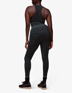 Whistles Animal-print Seamless Stretch-jersey Leggings 8 Whistles Animal-print Seamless Stretch-jersey Leggings -The Fashion Shop R04056803 BLACK ALT03