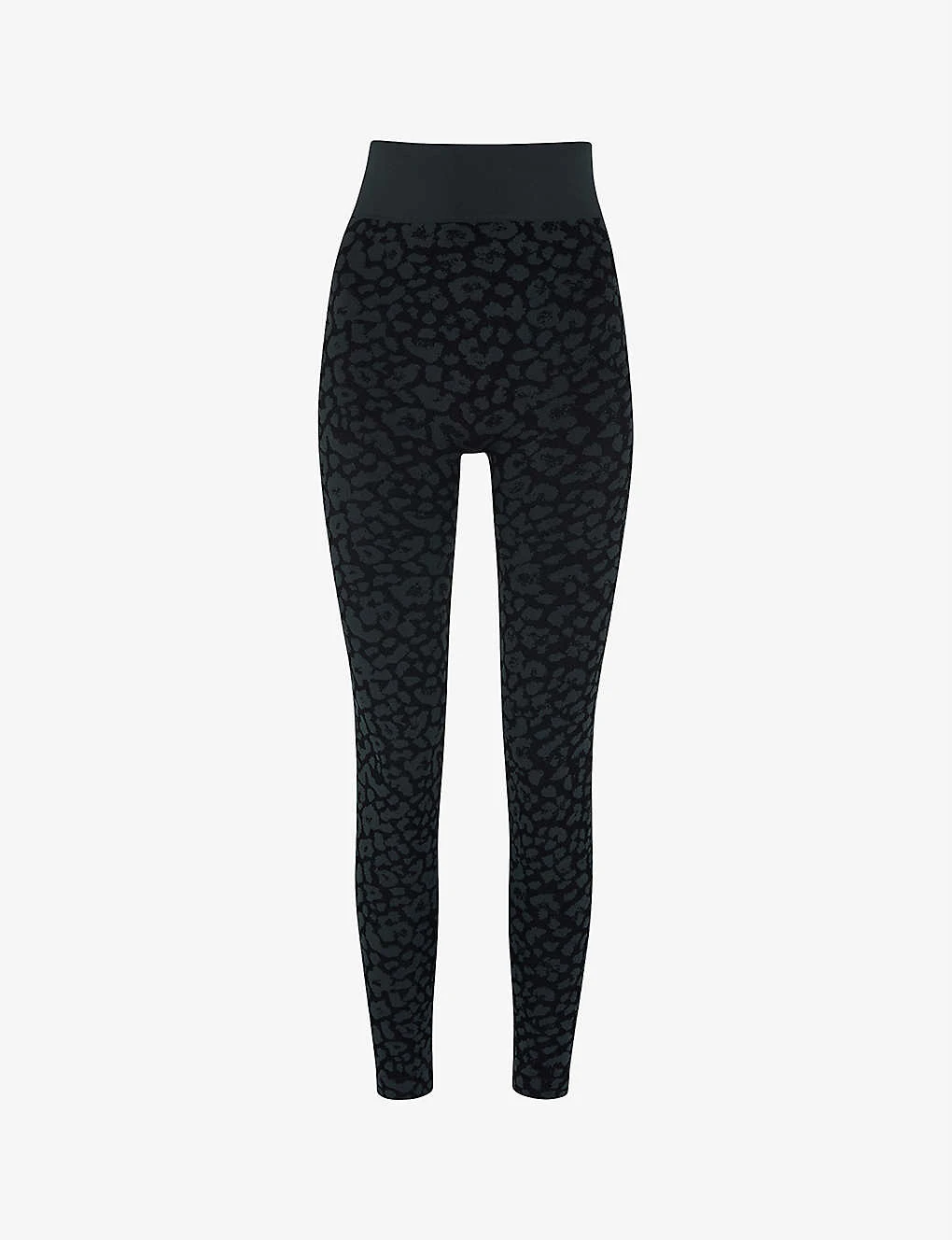 Whistles Animal-print Seamless Stretch-jersey Leggings 1 Whistles Animal-print Seamless Stretch-jersey Leggings