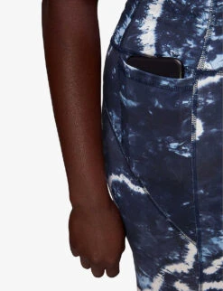 Whistles Tie Dye-print High-rise Stretch Recycled-nylon Leggings 9 Whistles Tie Dye-print High-rise Stretch Recycled-nylon Leggings -The Fashion Shop R04057352 MULTICOLOURED ALT04