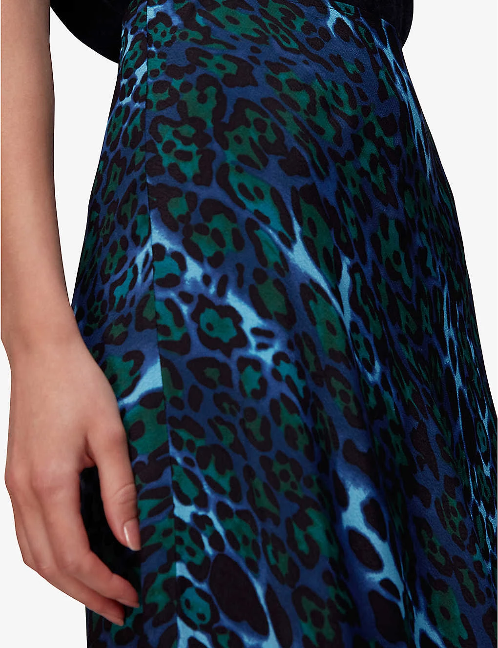 Whistles Night Cat Leopard-print Woven Midi Skirt 5 Whistles Night Cat Leopard-print Woven Midi Skirt - Image 5