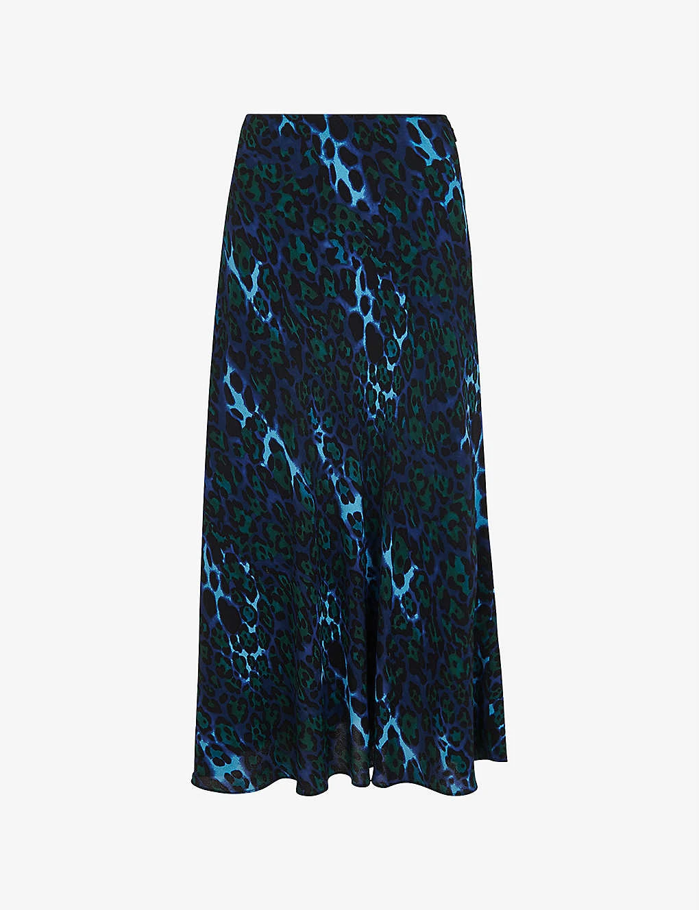 Whistles Night Cat Leopard-print Woven Midi Skirt 1 Whistles Night Cat Leopard-print Woven Midi Skirt