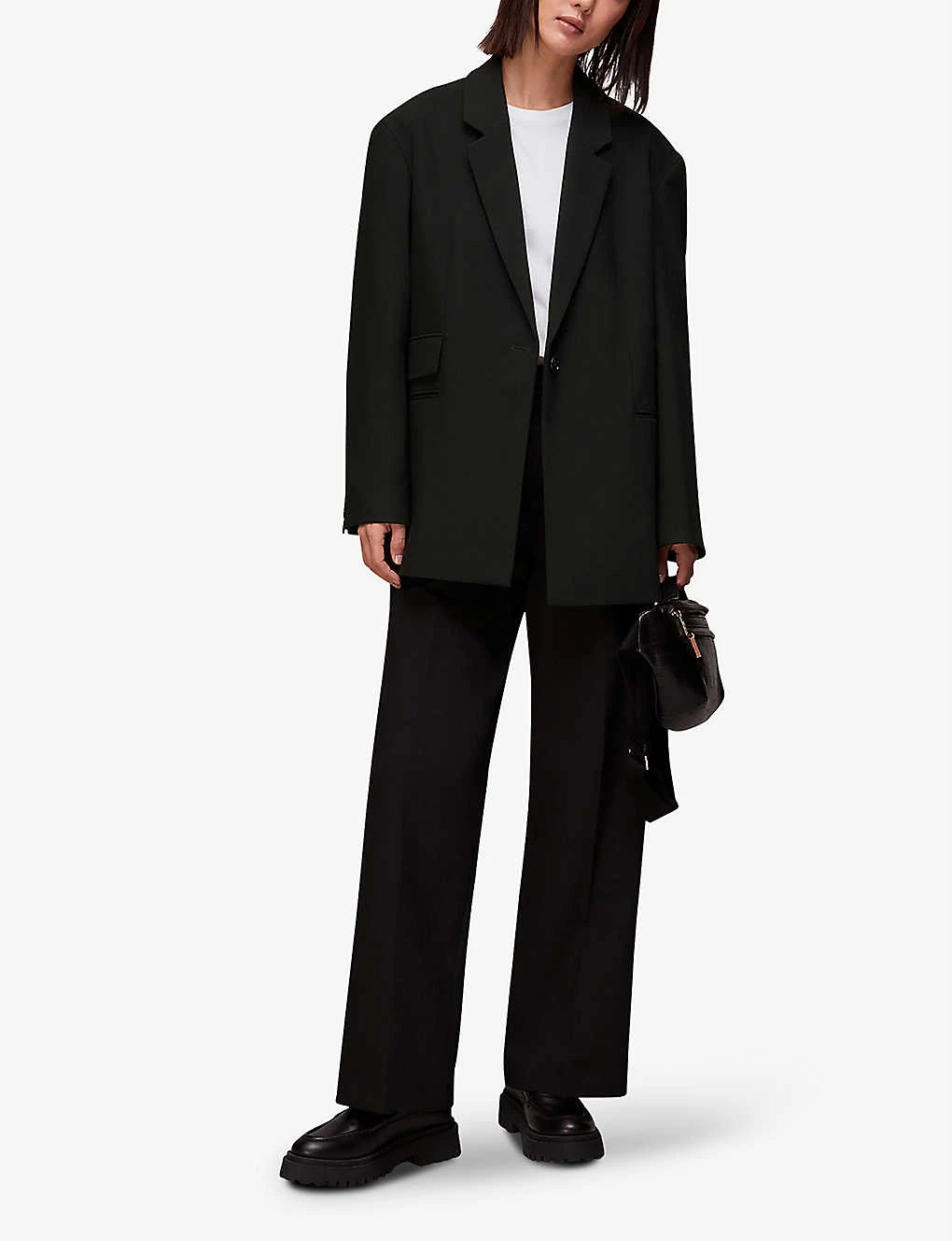 Whistles Carla Oversized-fit Woven Blazer 2 Whistles Carla Oversized-fit Woven Blazer - Image 2