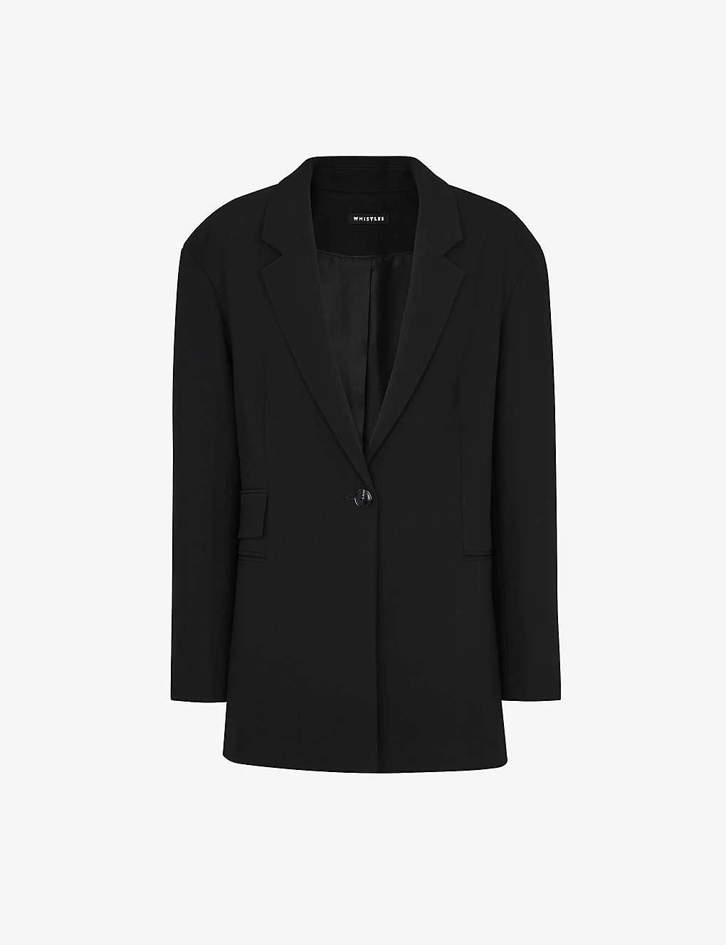 Whistles Carla Oversized-fit Woven Blazer 1 Whistles Carla Oversized-fit Woven Blazer