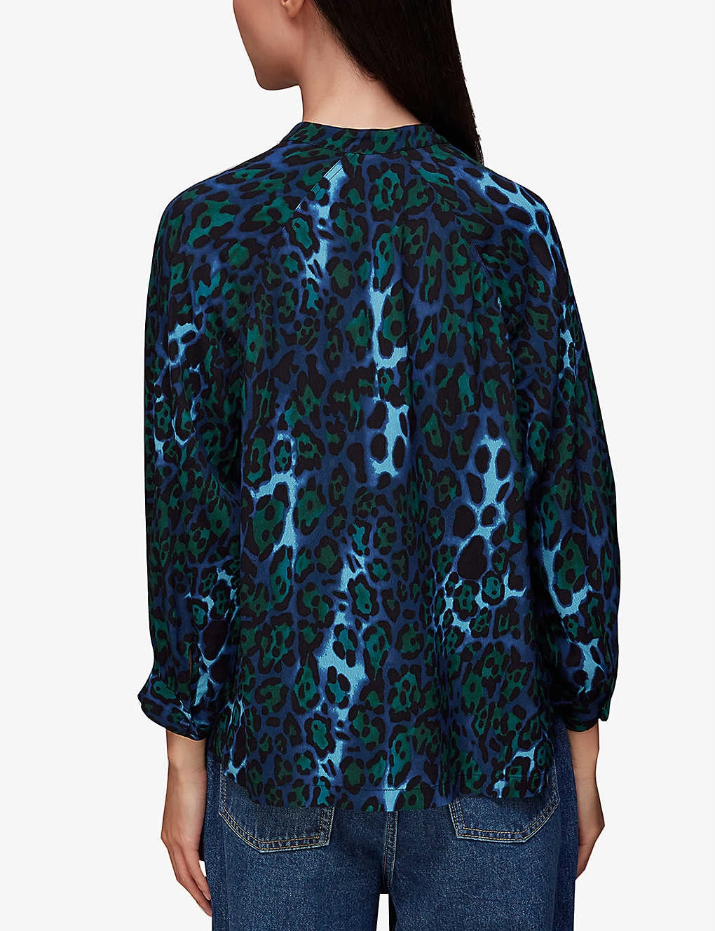 Whistles Night Cat Leopard-print Woven Shirt 4 Whistles Night Cat Leopard-print Woven Shirt - Image 4