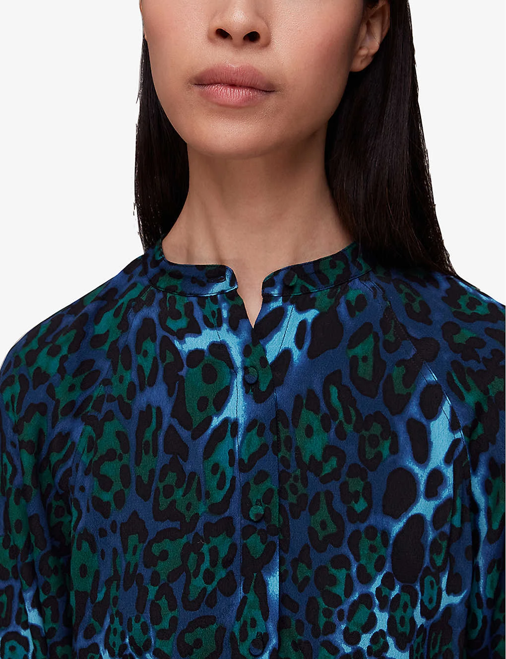 Whistles Night Cat Leopard-print Woven Shirt 5 Whistles Night Cat Leopard-print Woven Shirt - Image 5