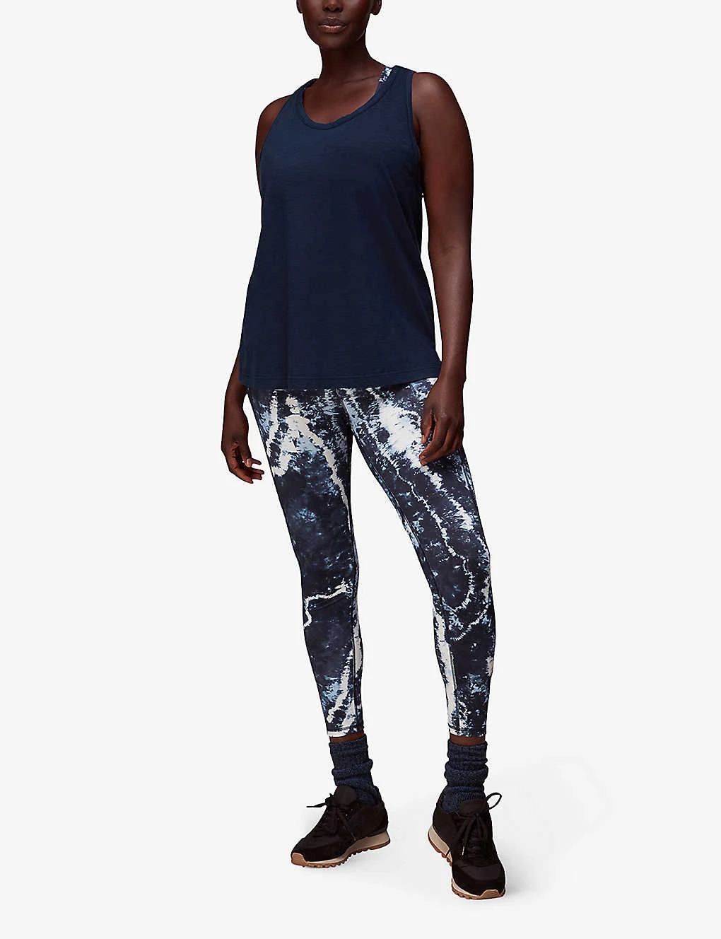 Whistles Scoop-neck Curved-hem Cotton-jersey Vest Top 2 Whistles Scoop-neck Curved-hem Cotton-jersey Vest Top - Image 2