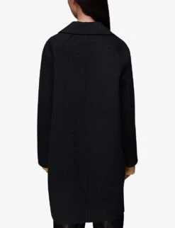 Whistles Double-faced Cocoon-shape Wool Coat 8 Whistles Double-faced Cocoon-shape Wool Coat -The Fashion Shop R04063906 BLACK ALT03