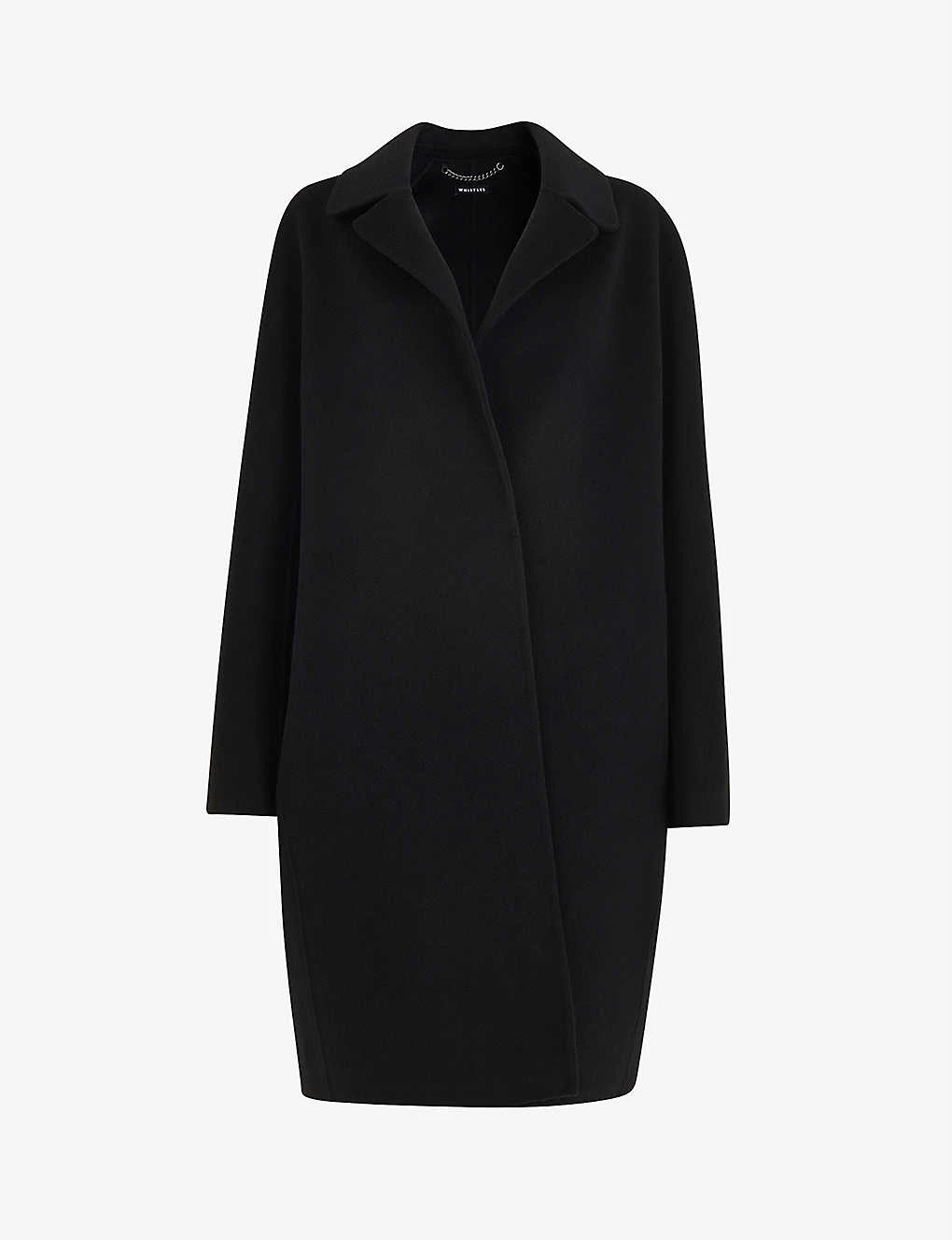 Whistles Double-faced Cocoon-shape Wool Coat 1 Whistles Double-faced Cocoon-shape Wool Coat
