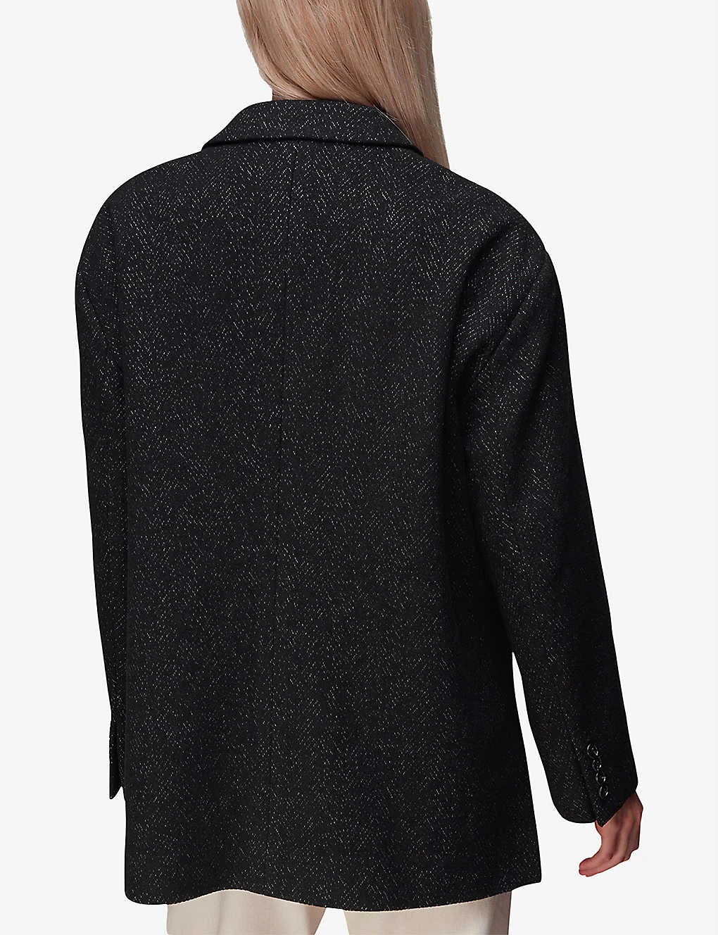 Whistles Maria Single-breasted Woven Coat 4 Whistles Maria Single-breasted Woven Coat - Image 4
