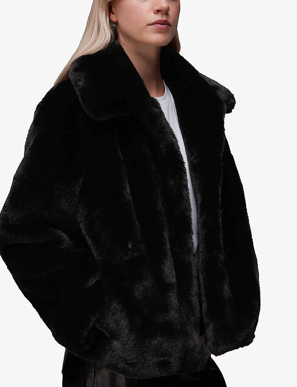 Whistles Drew Boxy-fit Faux-fur Coat 3 Whistles Drew Boxy-fit Faux-fur Coat - Image 3