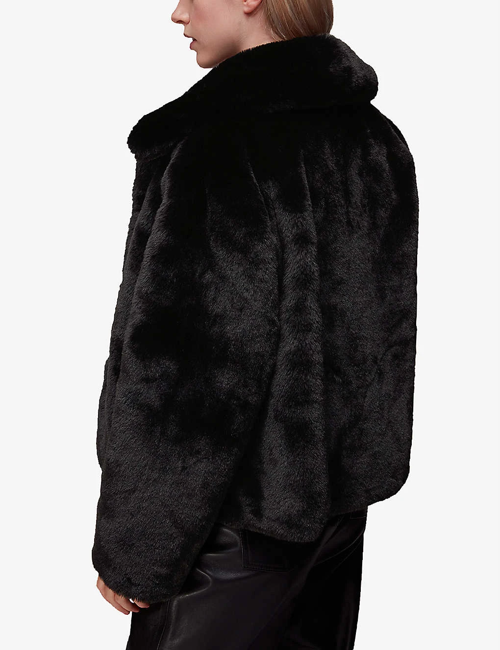 Whistles Drew Boxy-fit Faux-fur Coat 4 Whistles Drew Boxy-fit Faux-fur Coat - Image 4