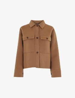 Whistles Hannah Boxy-fit Wool-blend Overshirt
