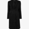 Whistles Flecked-detail Slim-fit Wool-blend Coat