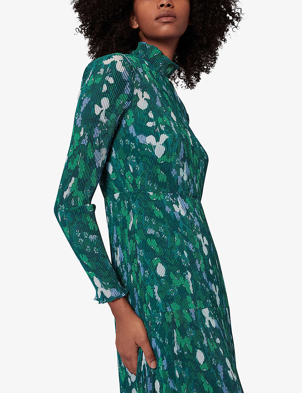 Whistles Kaleidoscope Recycled-polyester Midi Dress 3 Whistles Kaleidoscope Recycled-polyester Midi Dress - Image 3