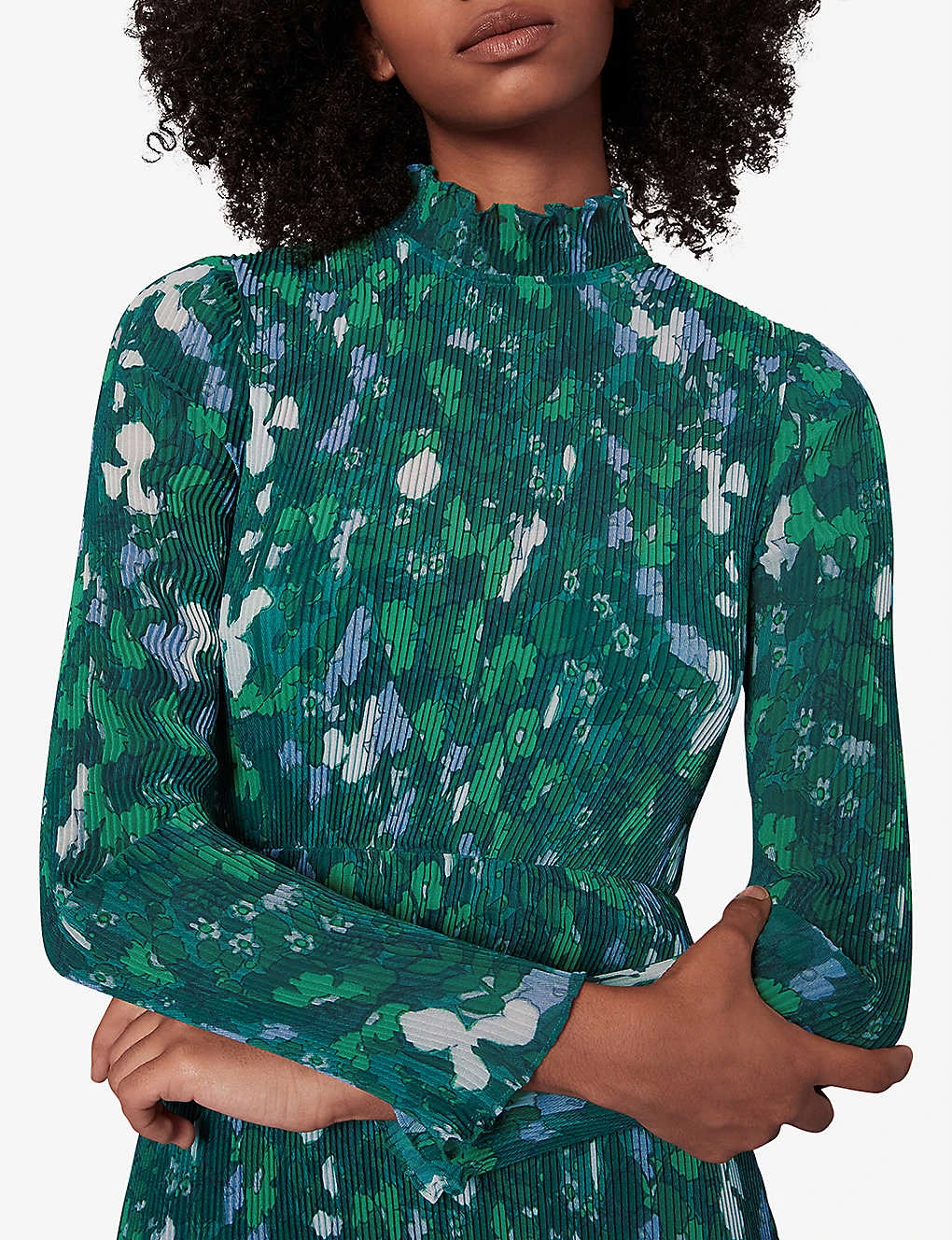 Whistles Kaleidoscope Recycled-polyester Midi Dress 5 Whistles Kaleidoscope Recycled-polyester Midi Dress - Image 5