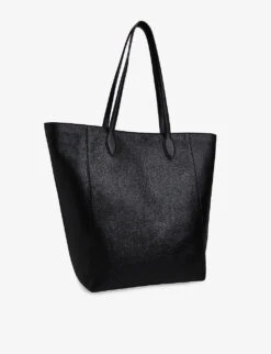 Whistles Amara Leather Tote Bag 7 Whistles Amara Leather Tote Bag -The Fashion Shop R04064986 BLACK ALT02