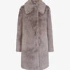 Whistles Imogen Collar-detail Faux-fur Coat