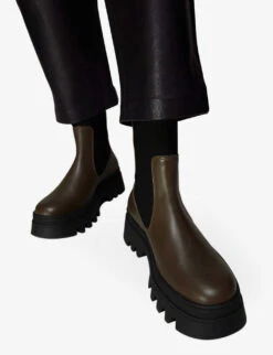 Whistles Hatton Leather Chelsea Boot 7 Whistles Hatton Leather Chelsea Boot -The Fashion Shop R04068727 KHAKIOLIVE ALT03