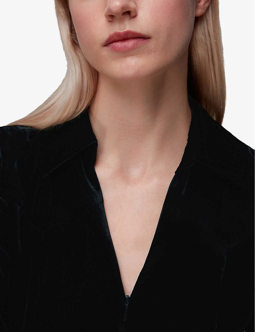 Whistles V-neckline Woven Jumpsuit 5 Whistles V-neckline Woven Jumpsuit - Image 5