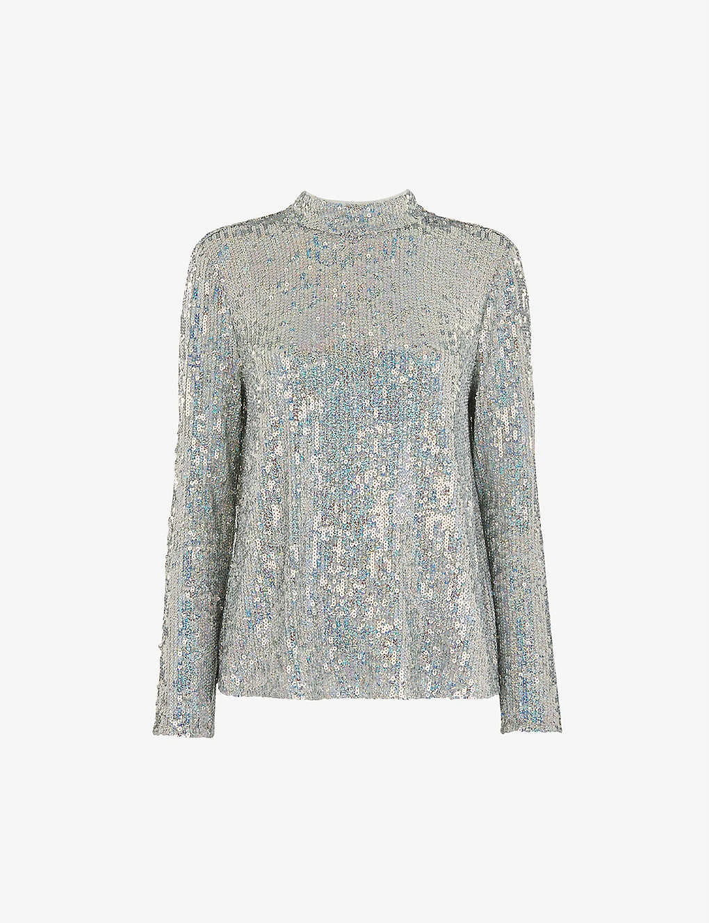 Whistles High-neck Sequin-embellished Top 1 Whistles High-neck Sequin-embellished Top