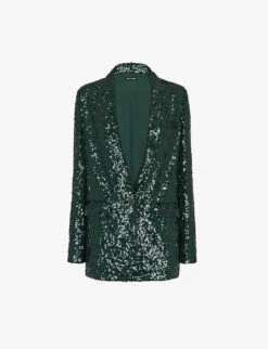 Whistles Recycled Polyester-blend Blazer