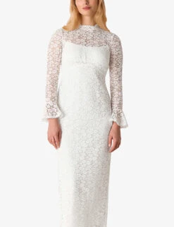 Whistles Crepe Maxi Dress -The Fashion Shop R04069785 CREAM ALT02