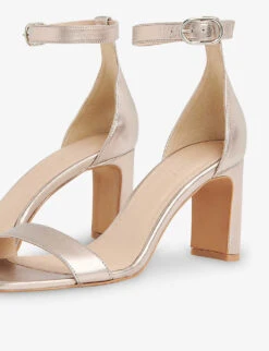 Whistles Leather Heeled Sandals -The Fashion Shop R04069979 BARELYBLACK ALT02