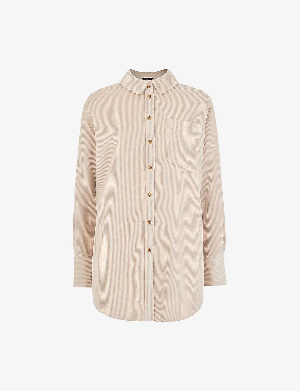 Whistles Lucie Corduroy Oversized-fit Cotton Shirt 1 Whistles Lucie Corduroy Oversized-fit Cotton Shirt