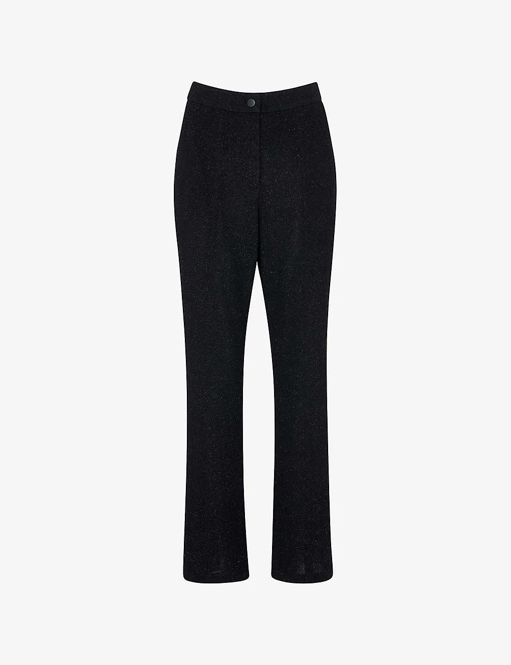 Whistles Gillian Sparkle-detail Straight-leg Woven Trousers 1 Whistles Gillian Sparkle-detail Straight-leg Woven Trousers