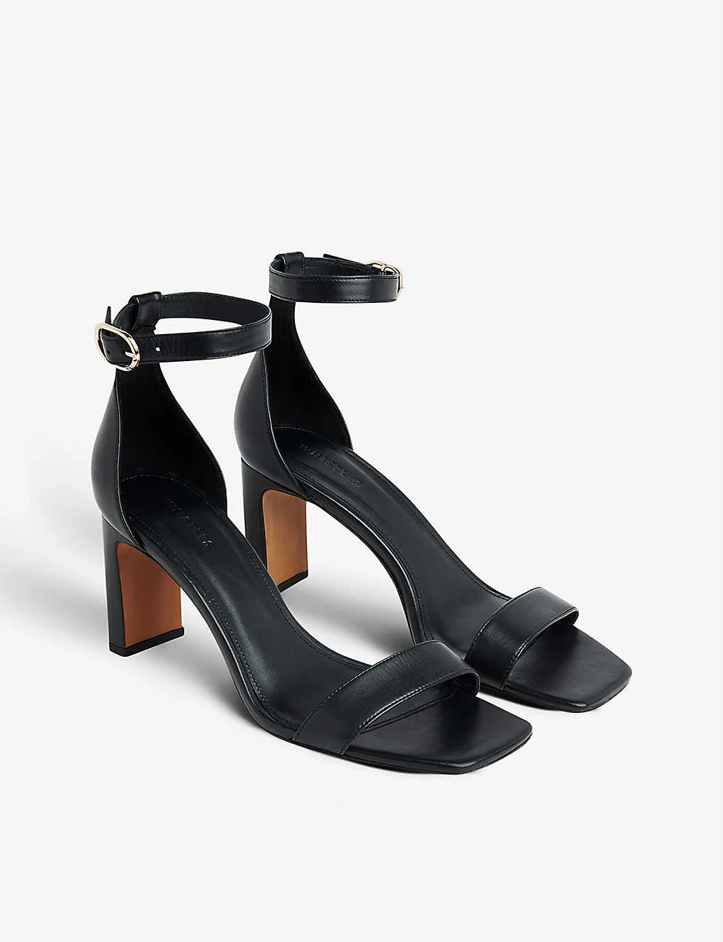Whistles Lena Peep-toe Leather Heeled Sandals 2 Whistles Lena Peep-toe Leather Heeled Sandals - Image 2