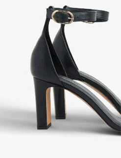 Whistles Lena Peep-toe Leather Heeled Sandals 7 Whistles Lena Peep-toe Leather Heeled Sandals -The Fashion Shop R04070390 BLACK ALT02