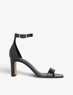 Whistles Lena Peep-toe Leather Heeled Sandals
