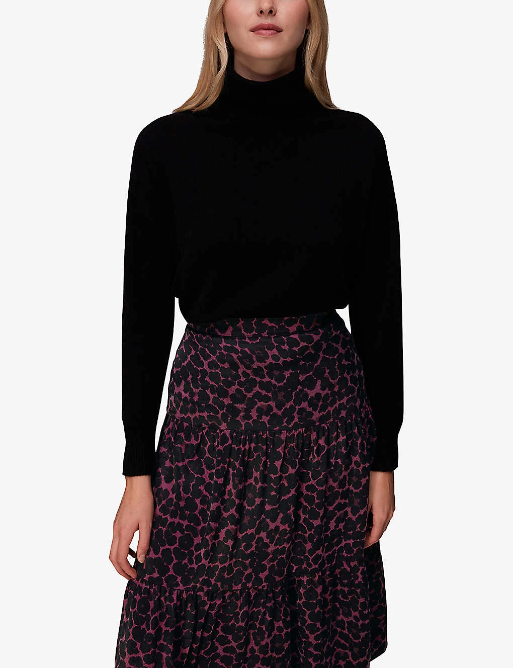 Whistles Leopard-print High-waist Woven Midi Skirt 5 Whistles Leopard-print High-waist Woven Midi Skirt - Image 5