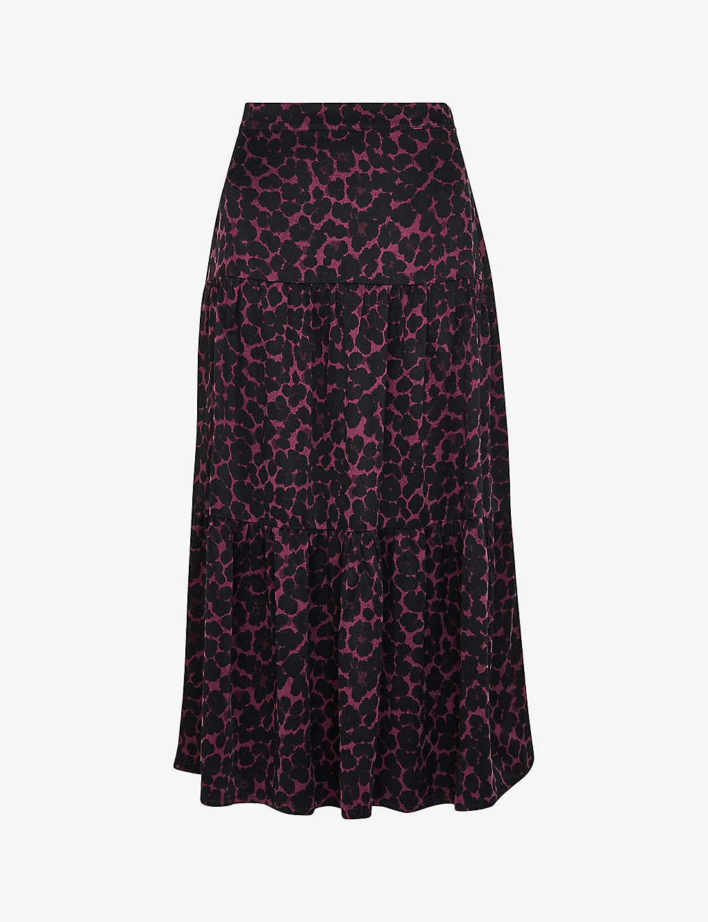 Whistles Leopard-print High-waist Woven Midi Skirt 1 Whistles Leopard-print High-waist Woven Midi Skirt