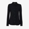 Whistles Grace Sparkle-detail Woven Shirt