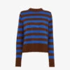 Whistles Stripe-detail Ribbed Wool Jumper