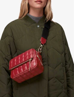 Whistles Quilted Bibi Leather Cross-body Bag 9 Whistles Quilted Bibi Leather Cross-body Bag -The Fashion Shop R04071980 RED ALT04