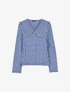 Whistles Gingham Cotton Collar Pyjamas