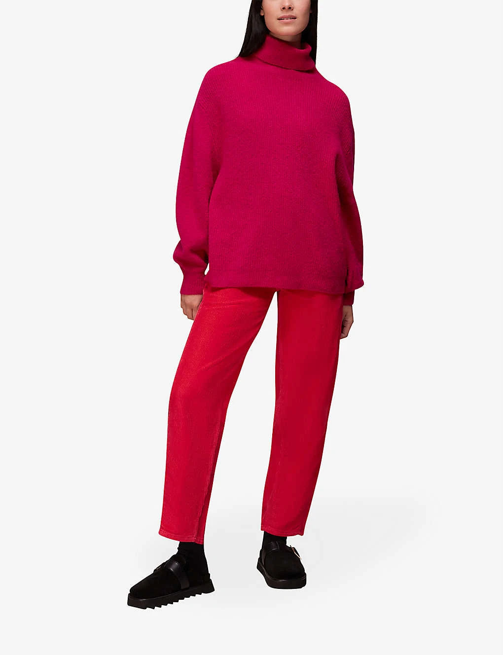 Whistles Turtleneck Oversized-fit Stretch Wool-blend Jumper 2 Whistles Turtleneck Oversized-fit Stretch Wool-blend Jumper - Image 2