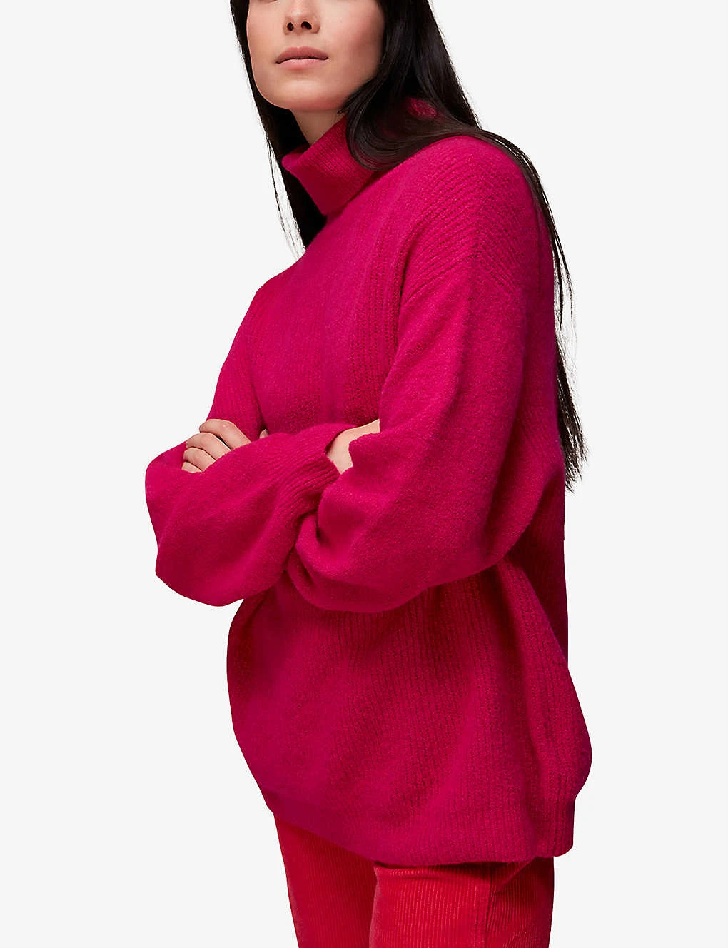 Whistles Turtleneck Oversized-fit Stretch Wool-blend Jumper 3 Whistles Turtleneck Oversized-fit Stretch Wool-blend Jumper - Image 3