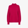 Whistles Turtleneck Oversized-fit Stretch Wool-blend Jumper