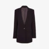 Whistles Boxy-fit Recycled-crepe Boyfriend Blazer