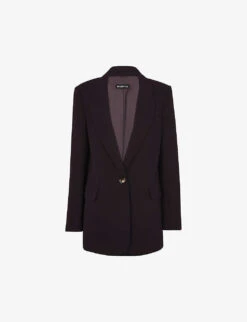 Whistles Boxy-fit Recycled-crepe Boyfriend Blazer