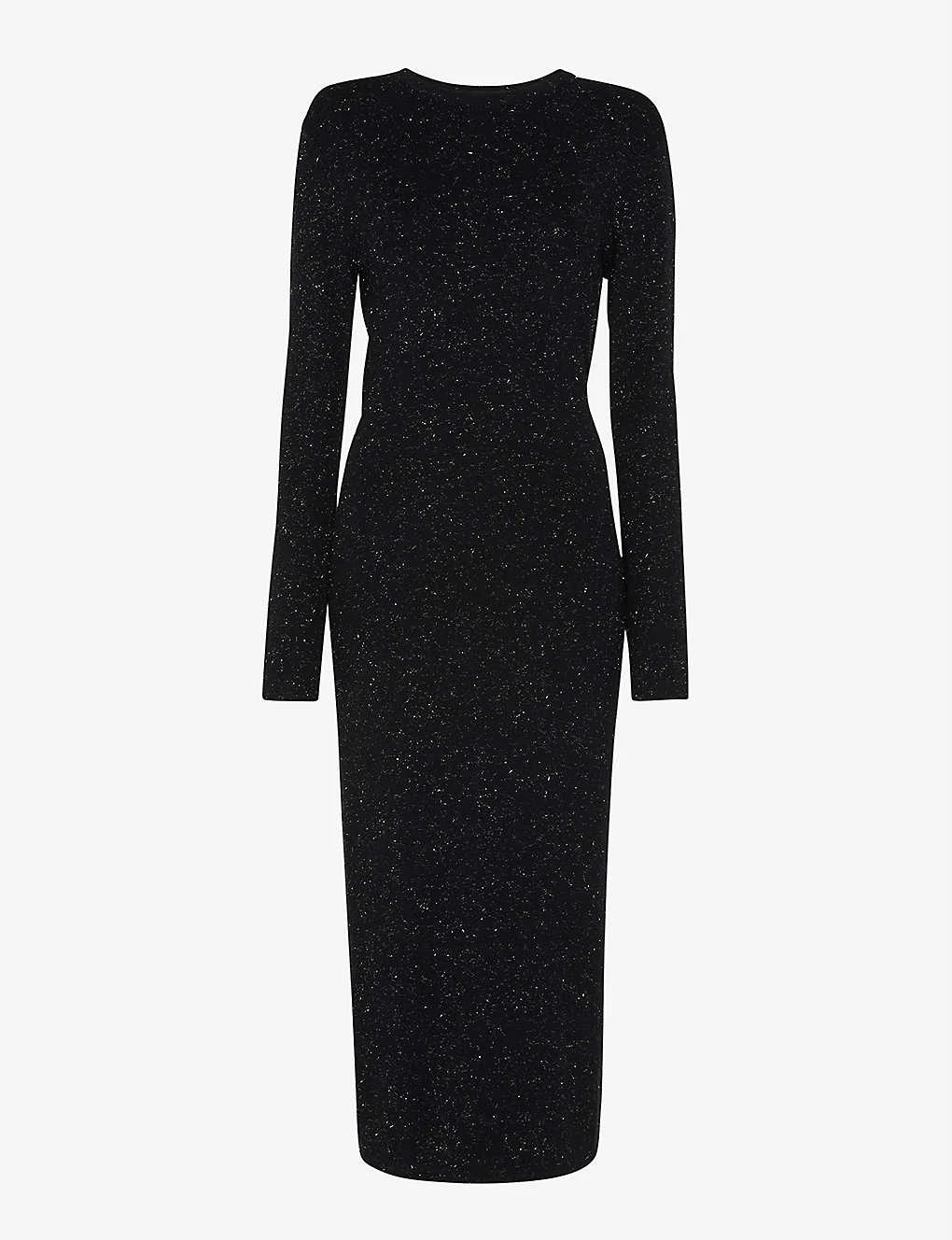 Whistles Annie Metallic Stretch-woven Midi Dress 1 Whistles Annie Metallic Stretch-woven Midi Dress