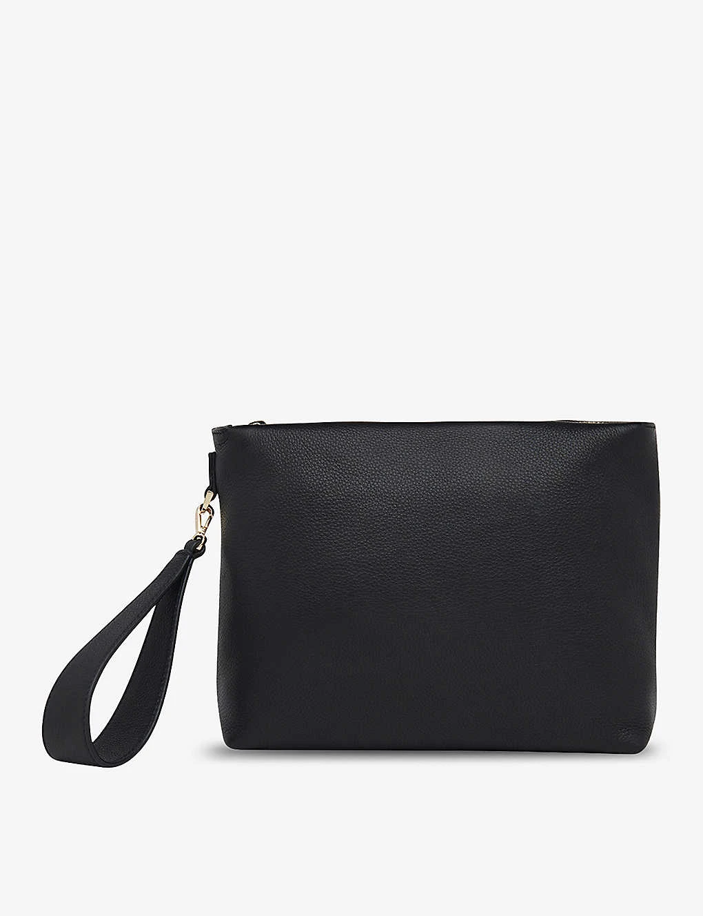 Whistles Avah Zip-fastened Leather Clutch Bag 1 Whistles Avah Zip-fastened Leather Clutch Bag