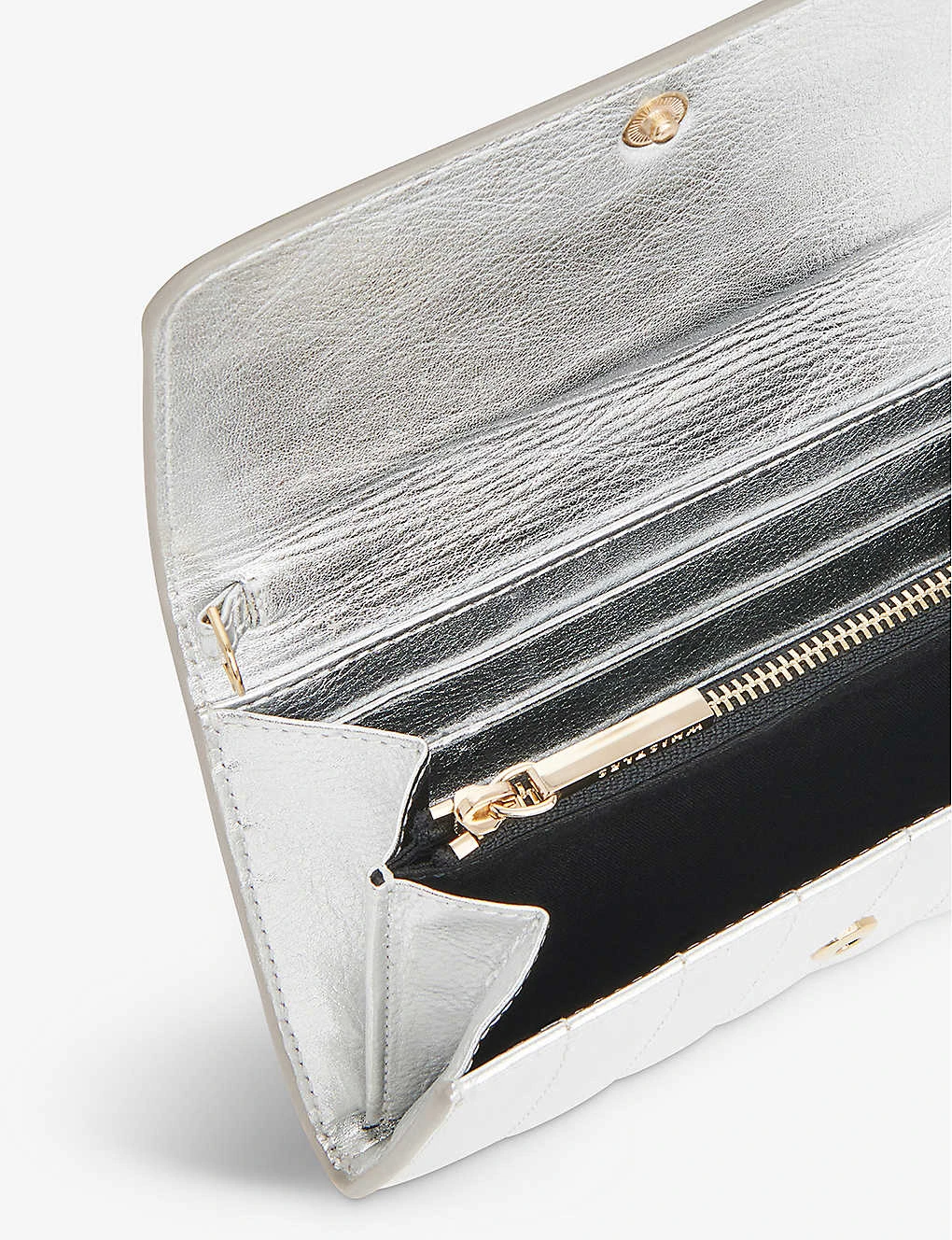 Whistles Elly Quilted Metallic-leather Cross-body Bag 4 Whistles Elly Quilted Metallic-leather Cross-body Bag - Image 4