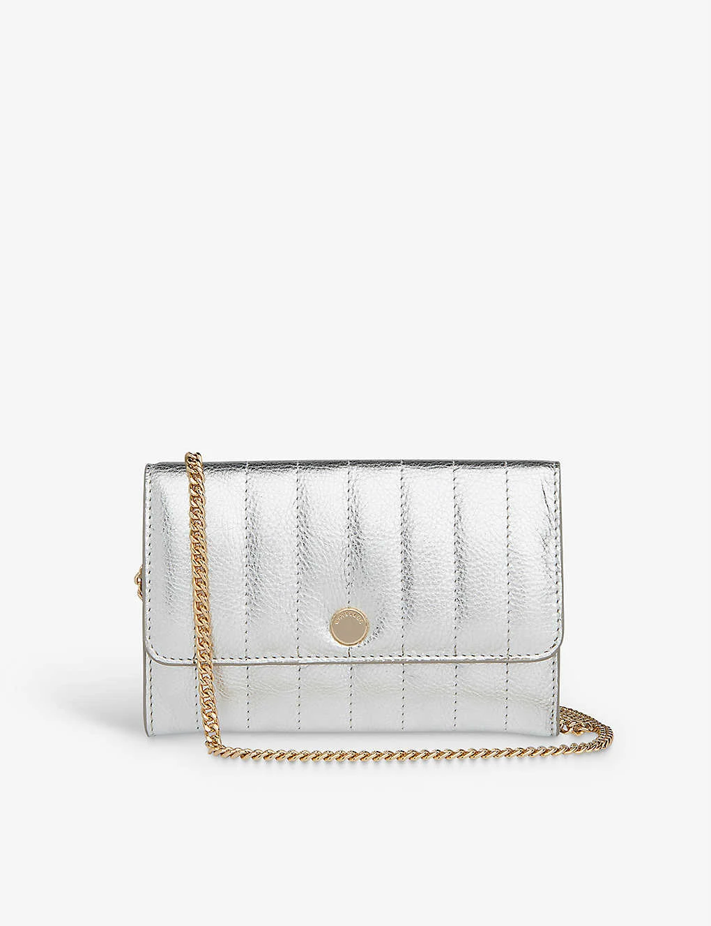 Whistles Elly Quilted Metallic-leather Cross-body Bag 1 Whistles Elly Quilted Metallic-leather Cross-body Bag