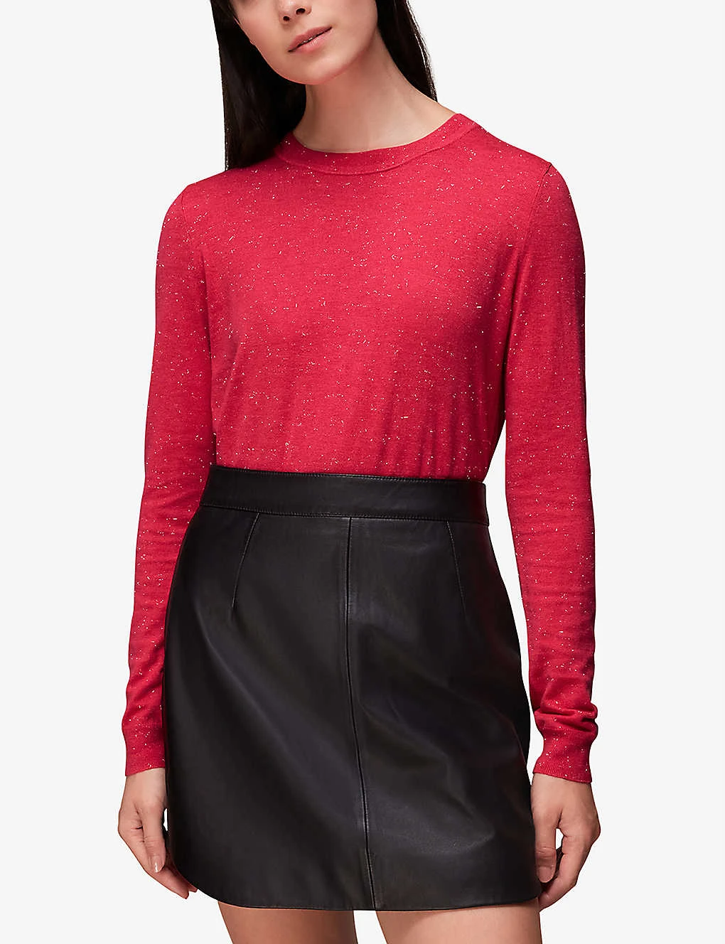 Whistles Annie Glitter-embellished Knitted Jumper 3 Whistles Annie Glitter-embellished Knitted Jumper - Image 3