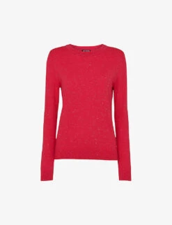 Whistles Annie Glitter-embellished Knitted Jumper